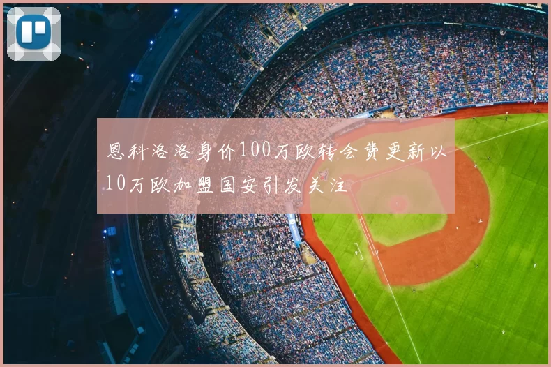 恩科洛洛身价100万欧转会费更新以10万欧加盟国安引发关注